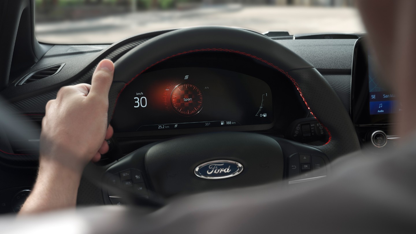 Les modes de conduites sélectionnables de la Ford Fiesta
